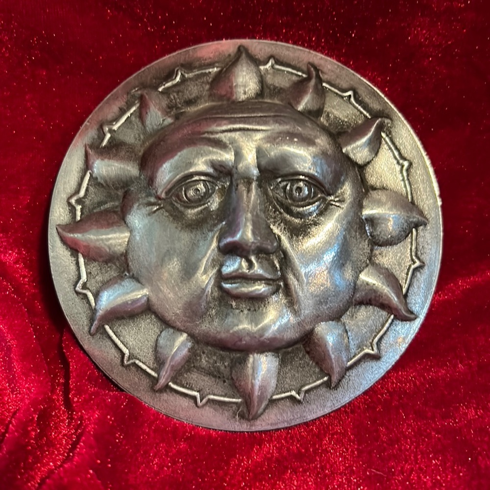 Vintage Metal Sun Wall Hanging